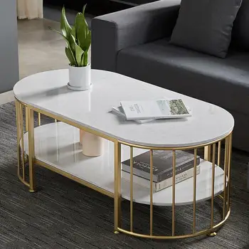 Light luxury Oval modern minimalist small Center Table 1