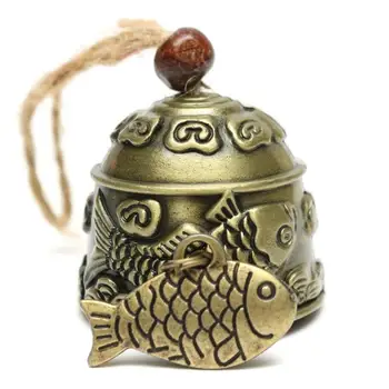 

Fashionable 1pc Dragon/Fish Feng Shui Bell Blessing Good Luck Fortune Hanging Wind Chime Decorative pendant Decoration Crafts