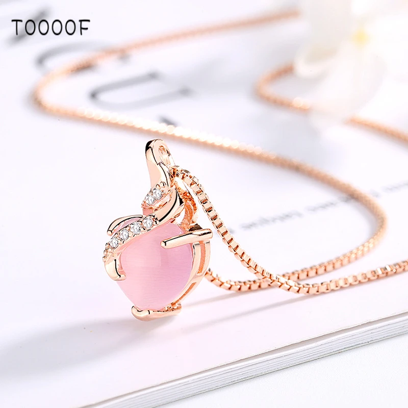 Новый кулон в Корейском стиле Женская креативная розовая подвеска форме сердца