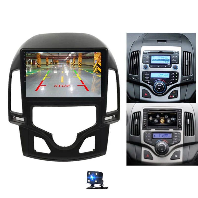 Двойной din Android 9,0 для hyundai I30 2007 2008 2009 2010 2011 Мультимедиа стерео радио gps навигатор плеер сенсорный экран