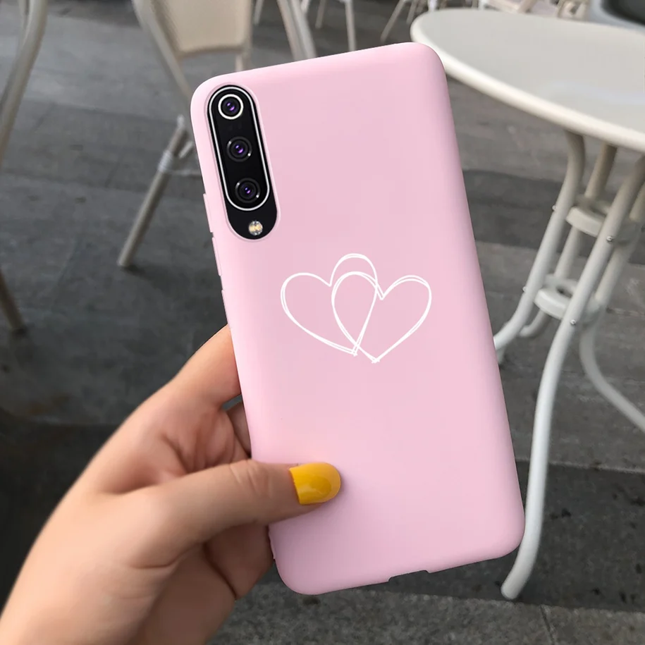 For Xiaomi Mi 9 SE Case New Liquid Silicone Matte Soft Lavender Flowers Protection Cover For Xiaomi Mi 9 Lite Mi9 SE Phone Cases iphone waterproof bag