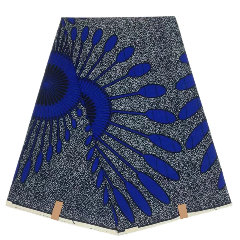

Nigerian Wax Printed Cotton Fabric 100%Soft African Wax Print Fabric 6 Yards/Pcs Real High Quality Sewing Material VL12-91