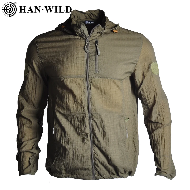Куртка HAN WILD Sun Защитная Мужская армейская тактическая камуфляжная тонкая