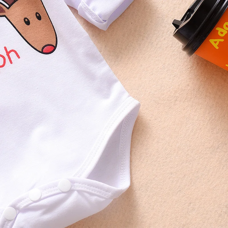 Kids Autumn Rompers Baby Girls Long Sleeve Cotton Cartoon Print Cute One-Pieces Jumpsuit