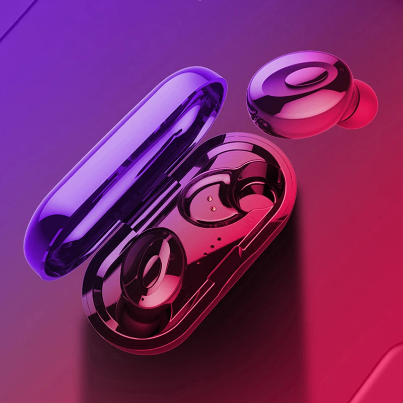 

TWS Bluetooth 5.0 Waterproof Headphones Stereo Wireless Sport HIFI Earphone Handsfree Binaural HD Call Noise Reduction Headset