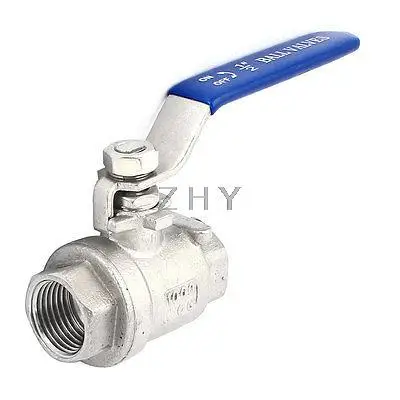 1/2PT женский полный порт Поворотный Рычаг Ручка шаровой клапан из нержавеющей стали