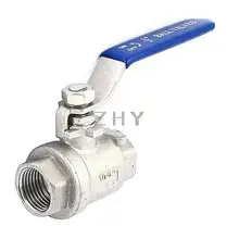 1/2PT женский полный порт Поворотный Рычаг Ручка шаровой клапан из нержавеющей стали