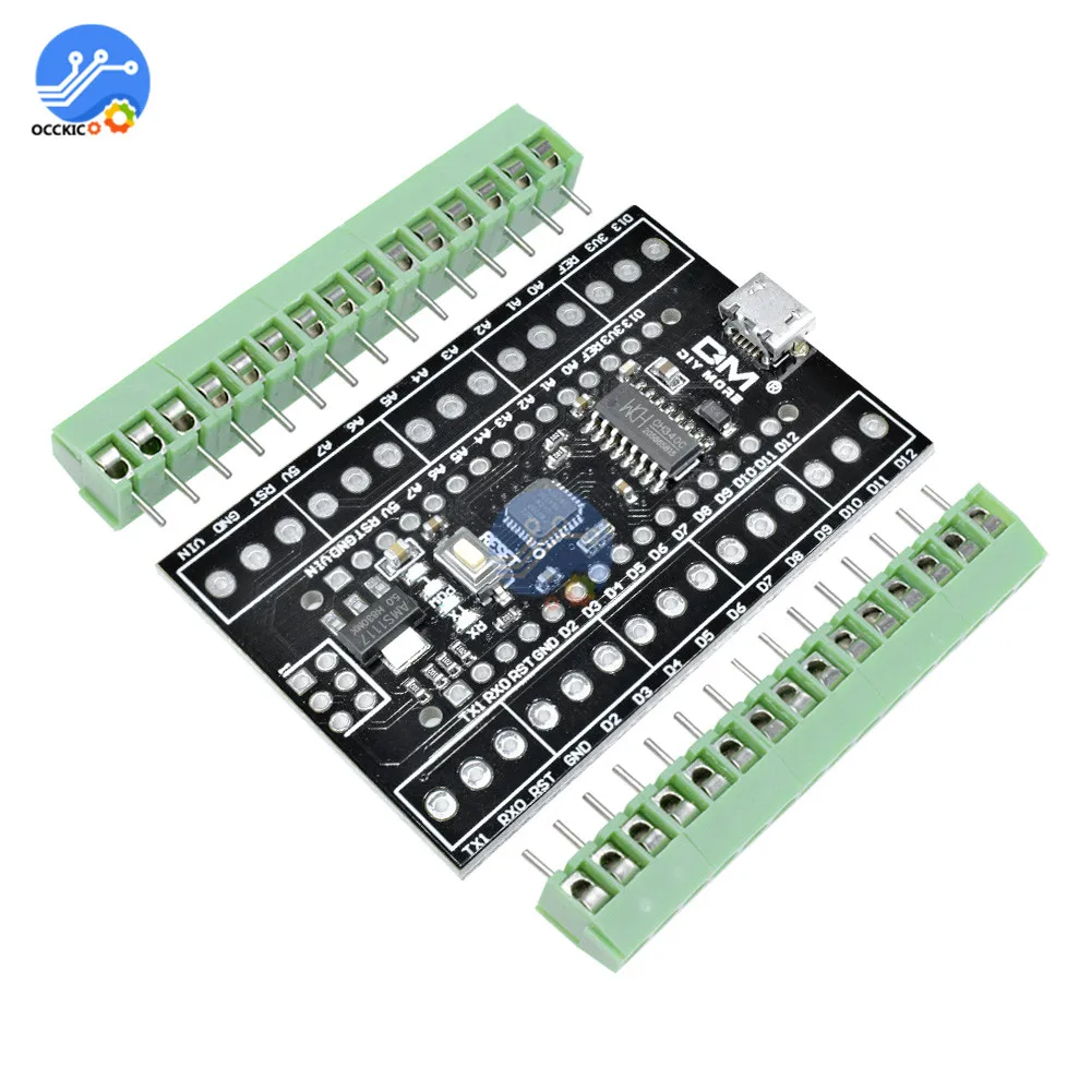 CH340 2 в 1 USB драйвер терминал адаптер Atmega328P Nano 3 0 V3.0 микроконтроллер модуль для Arduino