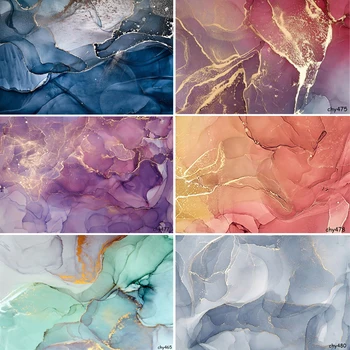 

InMemory Colorful Marble Backdrop Pattern Texture Abstract Gradient Baby Shower Photography Background Photo Studio Photophone