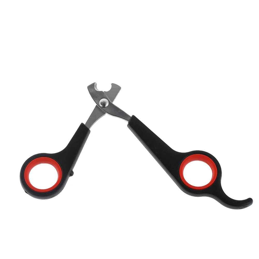 1Pc Cat Dog Pet Nail Cutter Trimmer Protable Grooming Manicure Puppy Kitten Small Animal Black Red Simple Clipper Claws Scissor