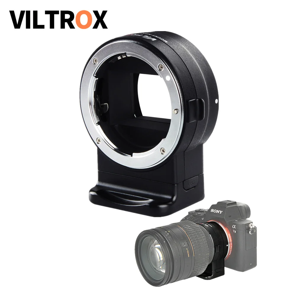 Адаптер объектива VILTROX с автофокусом и регулировкой диафрагмы для Nikon F крепление