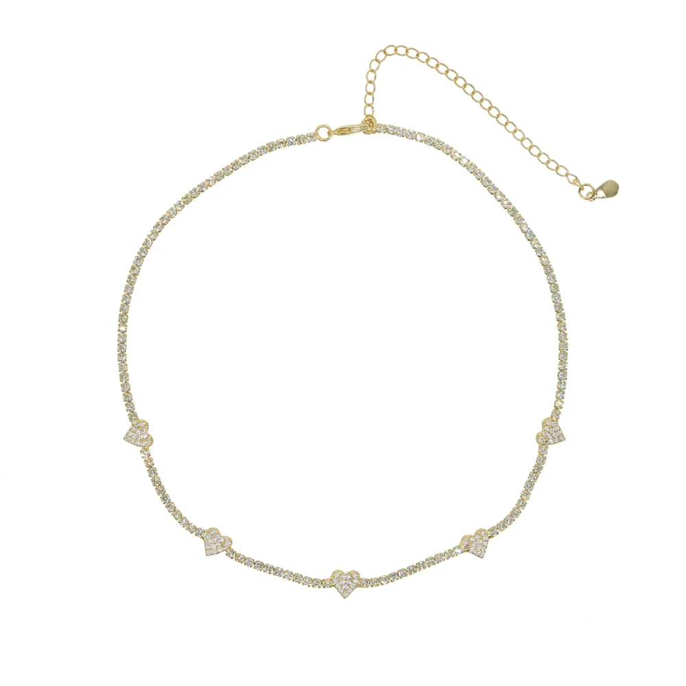Choker Necklaces | Jewelry - 2023 Trendy Color Heart Shape