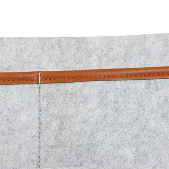 

Felt Bedside Caddy Storage Bag- Bed Skirt Storage Pocket Organizer For Bedroom, College Dorm Room,Under Mattress Holder Bag LX9C