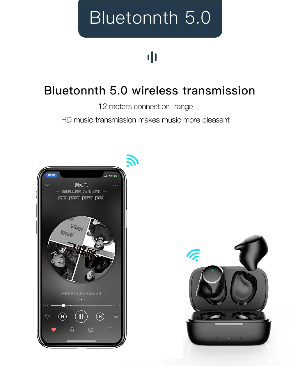 Chuangyue CS20 mini TWS настоящая Беспроводная bluetooth-гарнитура водонепроницаемая Спортивная комфортная