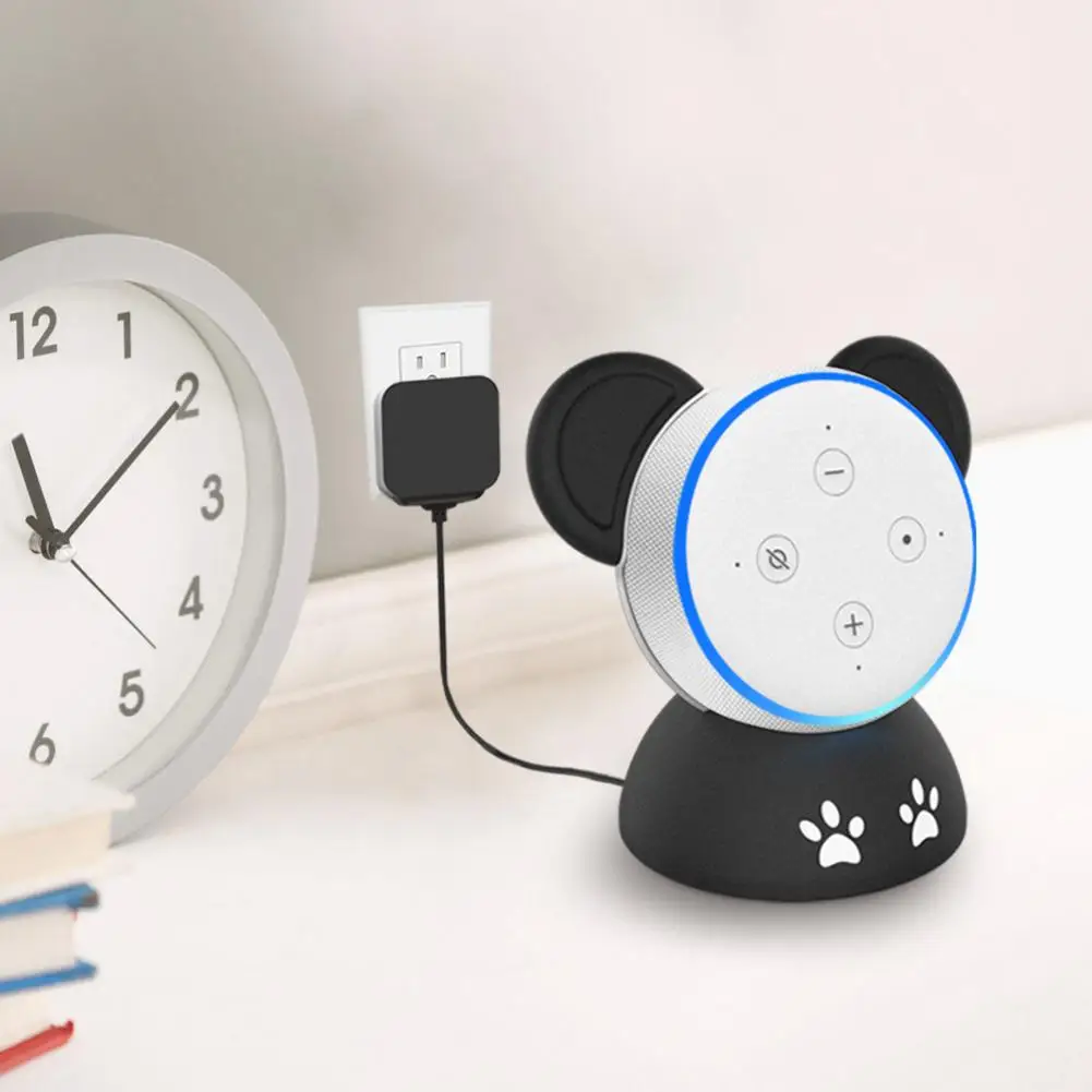 

For Amazon Echo Dot 3 Base Mount Professional Panda Non-Slip Desk Stand Holder For Echo Dot 3rd Generation Speaker High Quality
