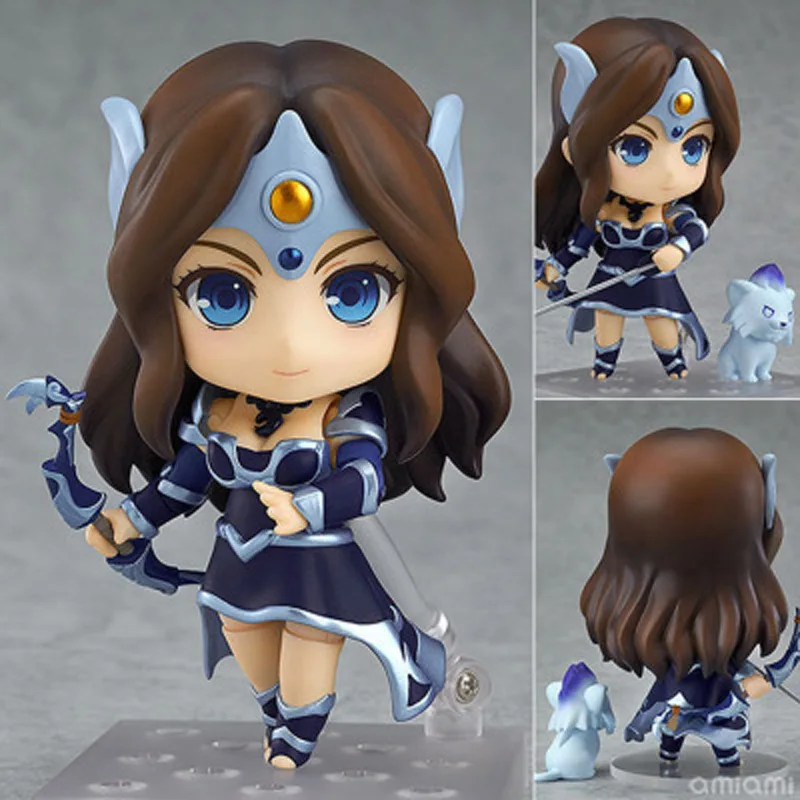 10 см Kawaii милые Dota 2 игры Mirana Nightshade POM персонаж ПВХ Фигурки Коллекция dota2