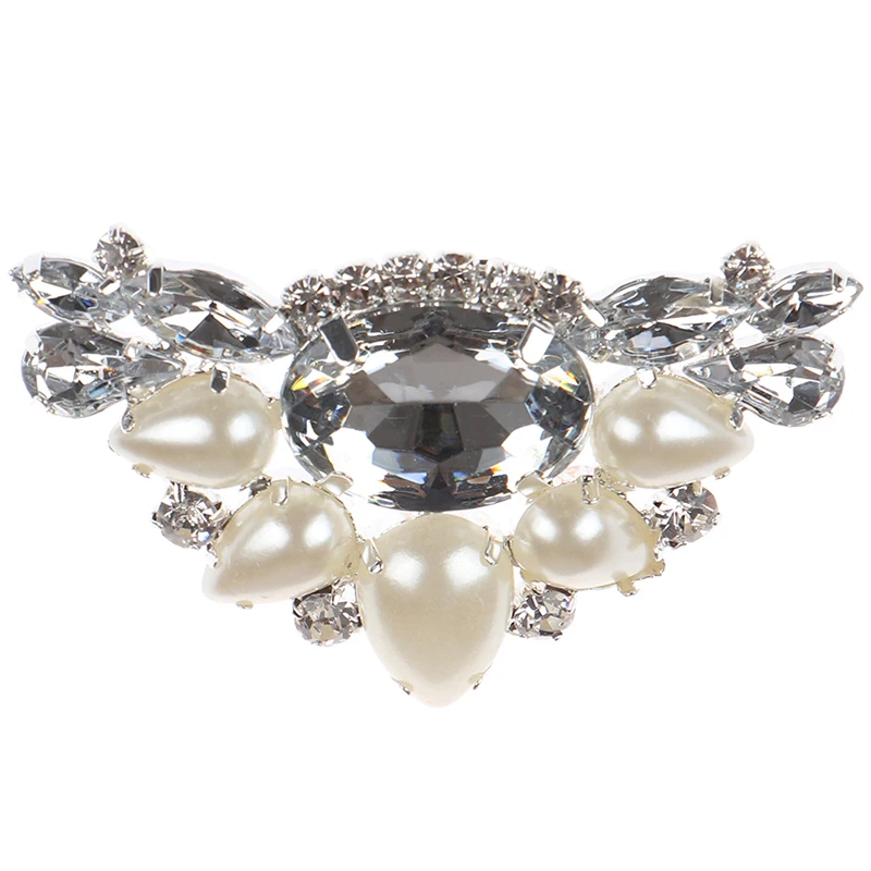 1PCS Elegant Fashion Shoe Clip Wedding Buckle Clips DIY Rhinestone Decoration Women High Heels Bag Dress Hat Shoe Accessories