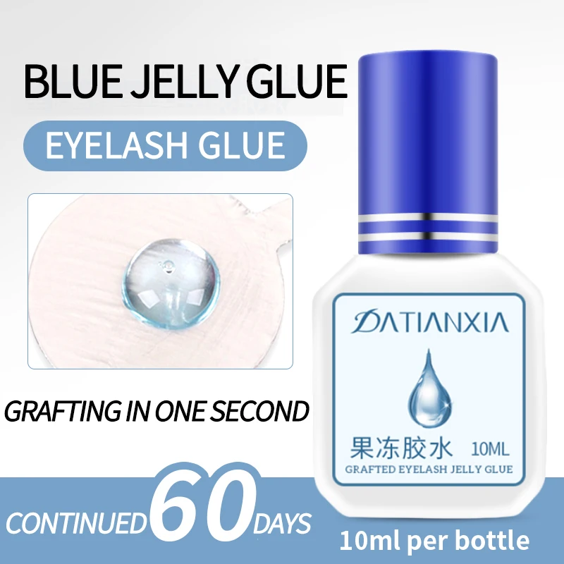 

Rare Jelly clear eyelash glue hypoallergenic eyelash extension glue Grafting without trace glue lashes retention 60 days 2s dry