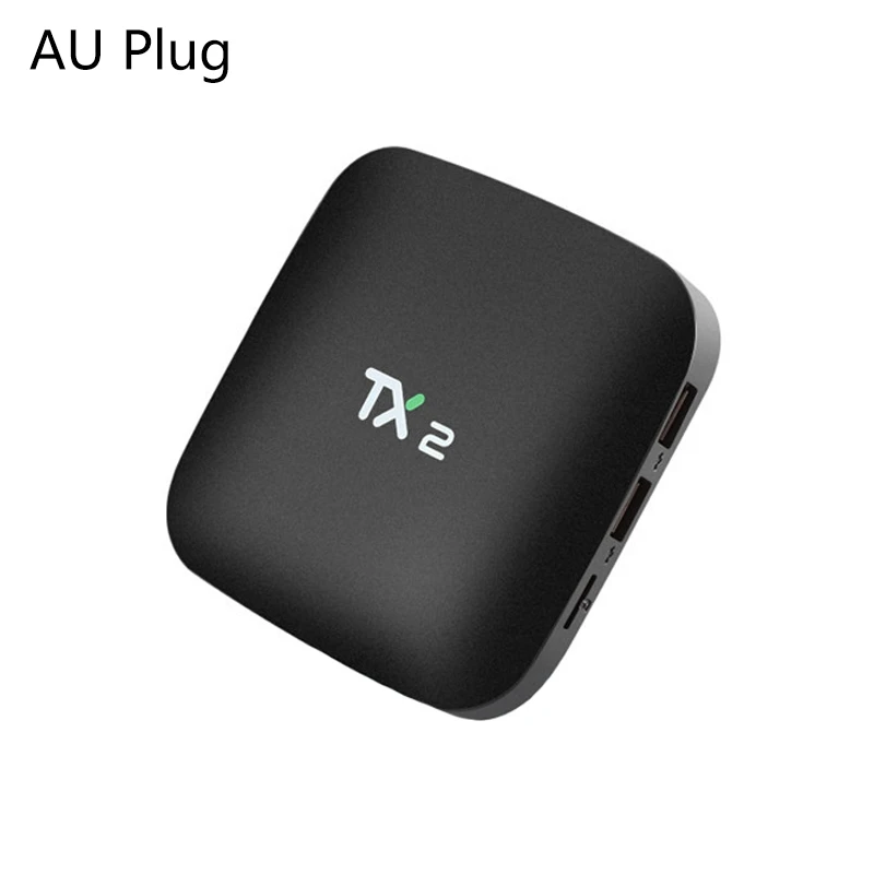 TX2 2GB+ 16GB Rockchip RK3229 Android 6,0 ТВ-приемник с WiFi медиаплеером AU Plug