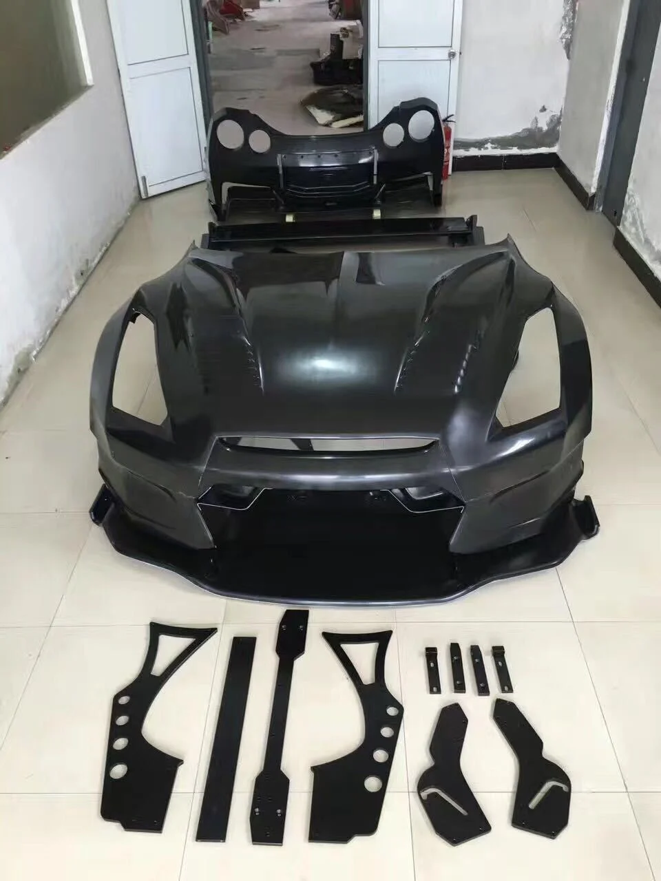 Suitable-for-Nissan-Gtr-R35-09-16-Modified-Bensopra-Wide-Body-Surround ...