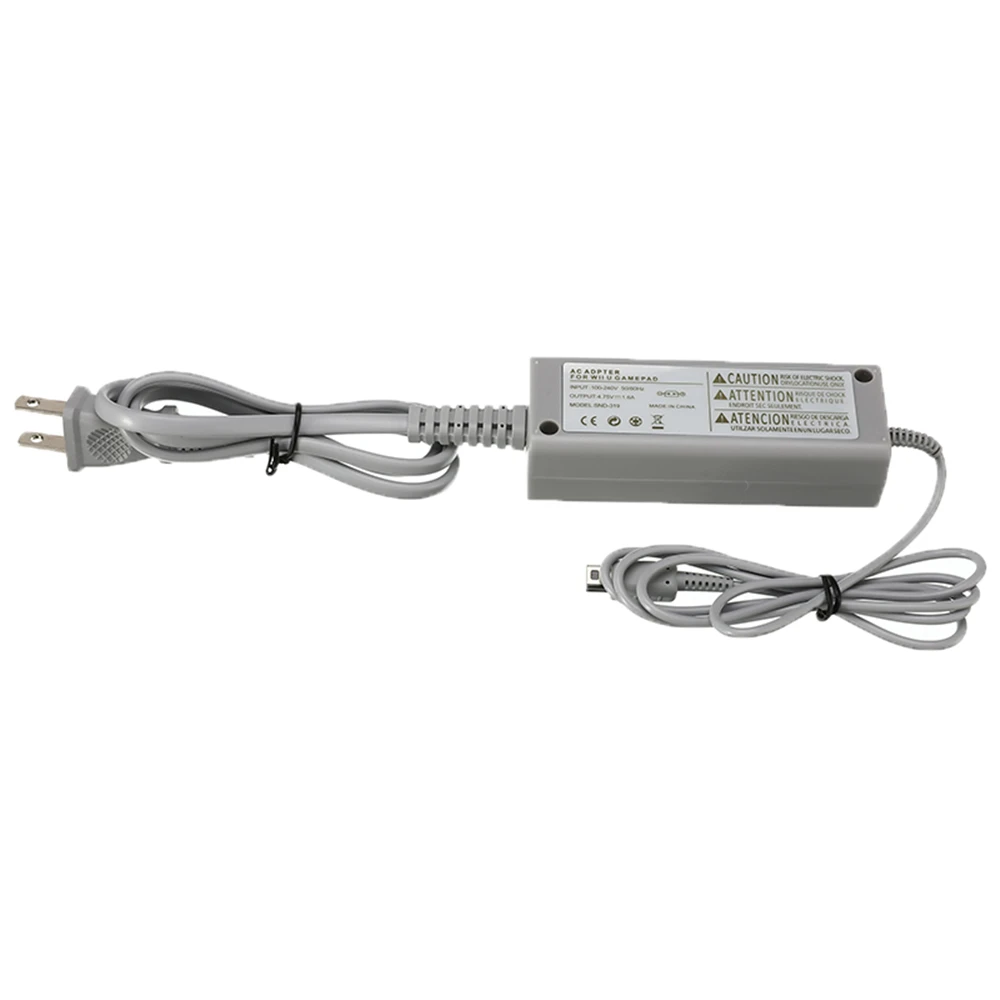 Adattatore Per Caricabatterie Ca Per Wii U Gamepad Controller Joystick Us/Eu Plug 100-240V Alimentatore Da Parete Per La Casa Per Wiiu Pad