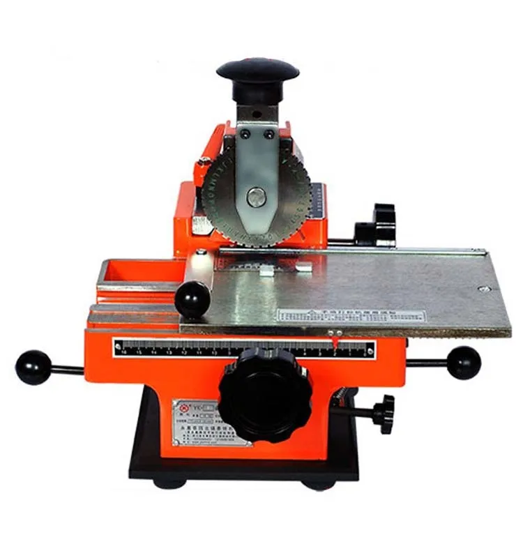 YK-A01 Semi-Automatic Manual Marking Machine Aluminum Labeling Coding Machine Eq