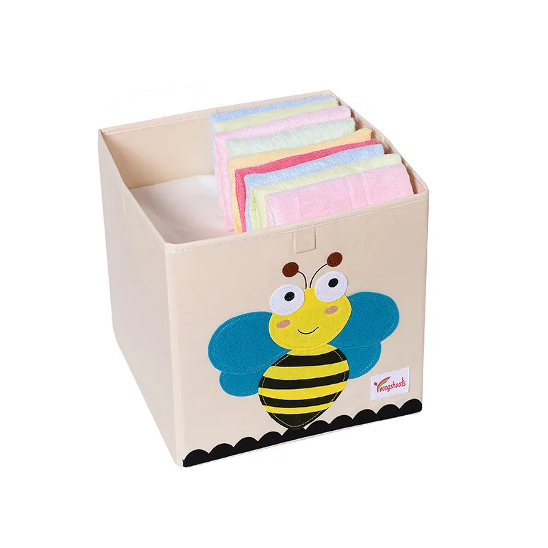 Приемная коробка ткань художественные игрушки получения ткани Оксфорд, Большая одежда, игрушки, отделочная коробка, домашний ящик для хранения - Color: A7