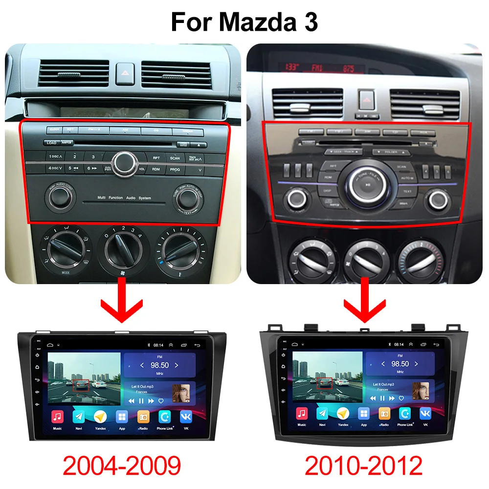 LEHX Pro AI Voice Car Android 14 Radio Multimedia Video Player For