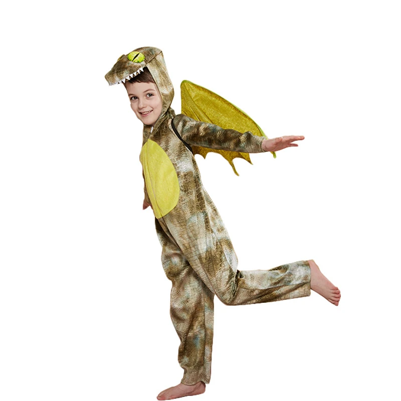 Disfraz de Cosplay de alas de dragón y dinosaurio para niños, pijamas de  animales de Parque Jurásico para fiesta, disfraz de Halloween para  niños|Trajes festivos| - AliExpress