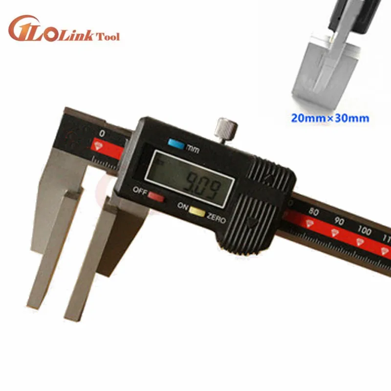 0150mm 6inch Wire rope calipers wide large jaw BROAD FACE cable