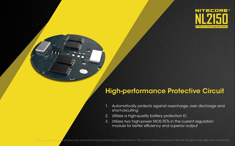 Nitecore NL2150 Rechargeable Li-ion 21700 Battery (10)