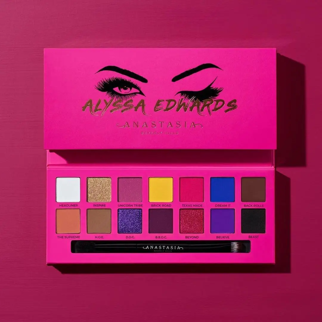 Anastasia Beverly Mills ABH Sultry 14 Smoked Eye Shadow Plate Abh Sultry Anastasia Makeup Cosmetic Soft Glam Eyeshadow Palette - Цвет: ALSSY
