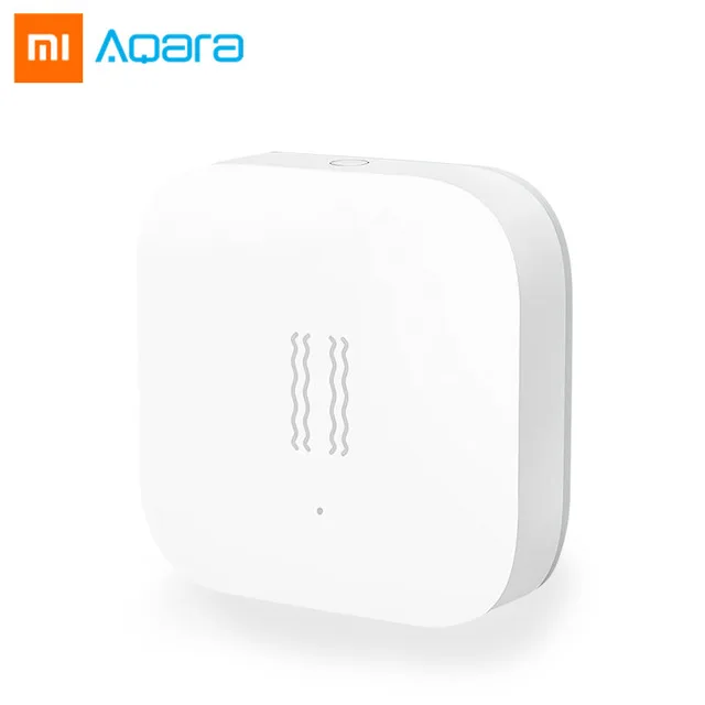 1pcs vibration xiao mi jia Aqara датчик вибарации и датчик сна ценный сигнал тревоги мониторинг вибрационного удара работа с mi home App - Цвет: 1pcs vibration