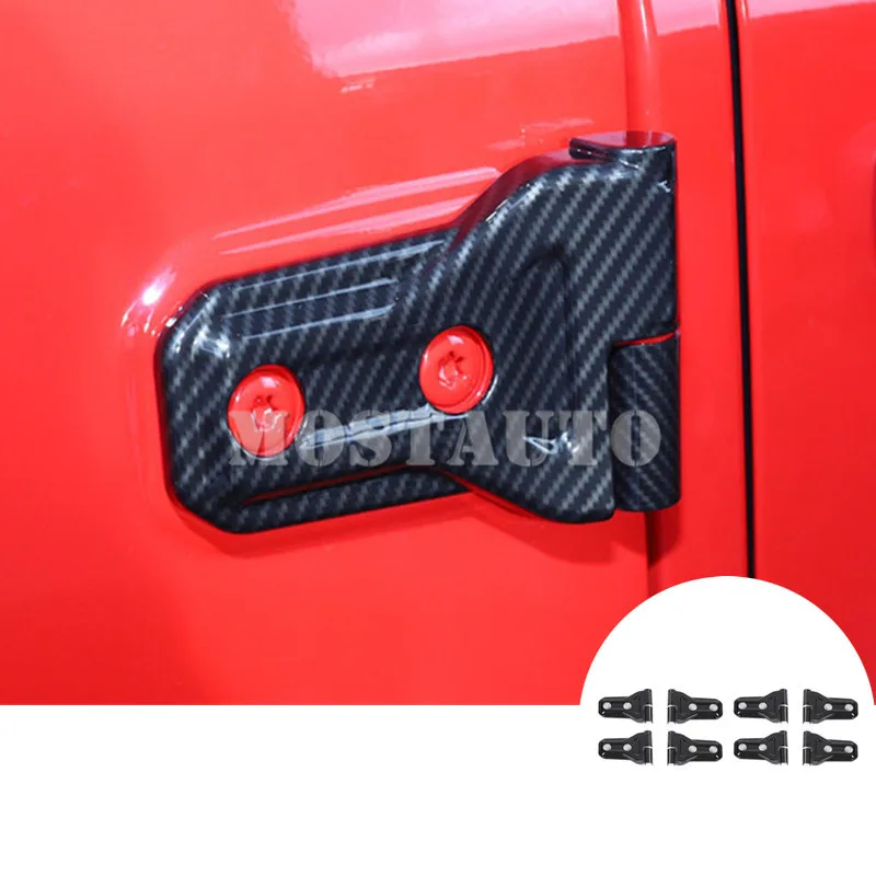 Для Jeep Wrangler JL 4 дверная петля двери автомобиля накладка 2018 2019 16 шт.