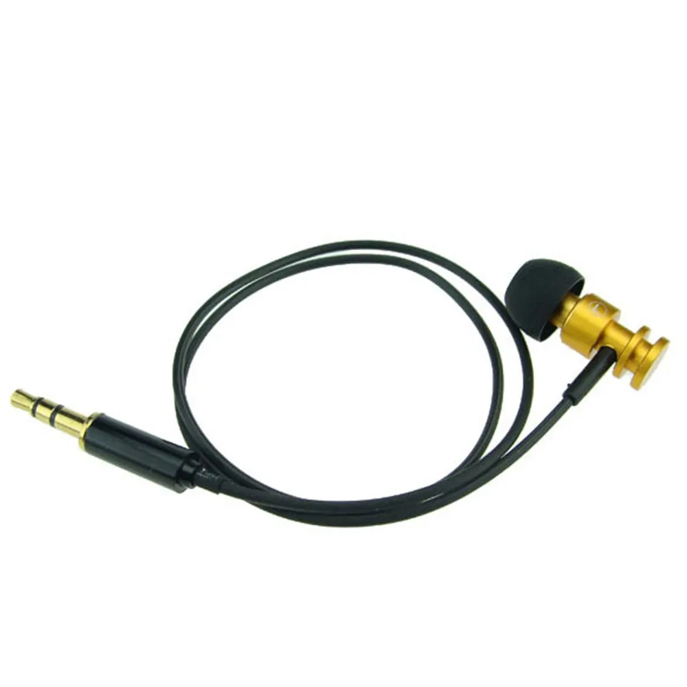 In ear Short line Unilateral Earphones for Mobile Phone Bluetooth MP3 MP4 Radio Computers 3 5mm Wired Earphone Stereo Earbuds