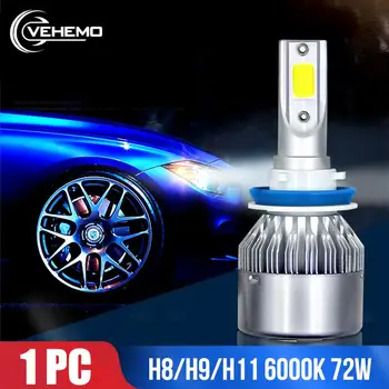 

Vehemo H8/H9/H11 LED Fog Light Headlight LED Headlight Bulbs Car Led Headlight for Front Lamp Auto