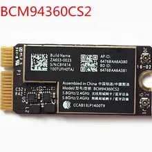 BCM94360CS2 беспроводной AC wifi Bluetooth BT 4,0 аэропорт 802.11ac карта для Macbook Air 1" A1465 13" A1466 2013 MD711LL/A MD760