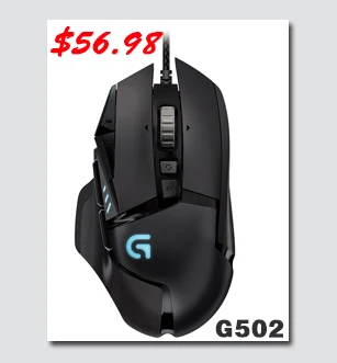 Игровая мышь logitech mouse G502 HERO с двигателем HERO 16K dpi LIGHTSYNC RGB программируемая настраиваемая для всех геймеров