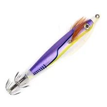 

Squid hook road sub-bait fake shrimp 8cm/10g wood shrimp simulation luminous sea fishing bait fishing gear