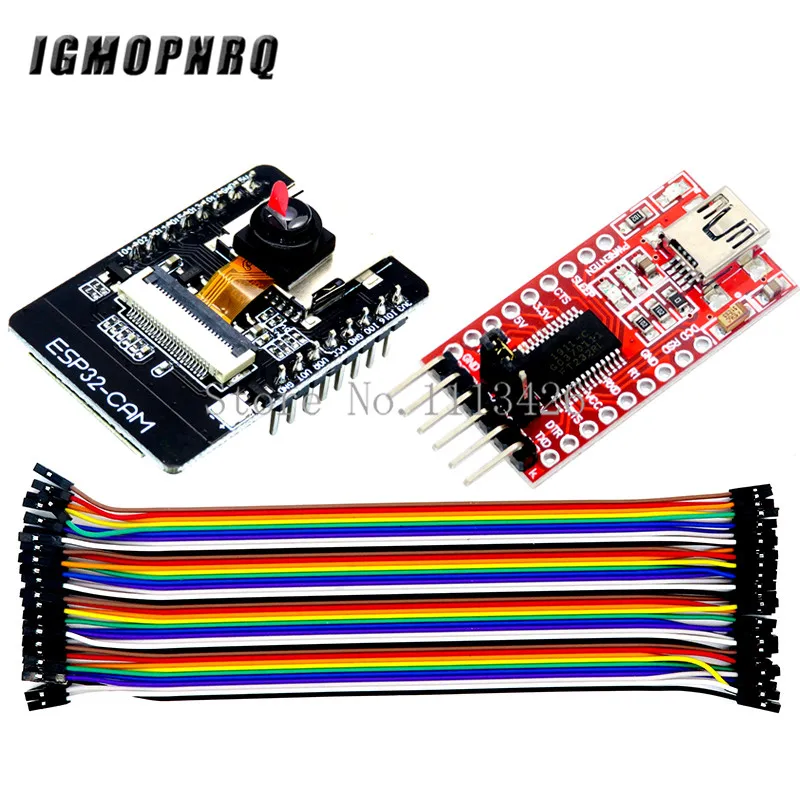 Модуль камеры ESP32-CAM Wi-Fi OV2640 модуль Bluetooth ESP32 макетная плата FT232RL последовательный