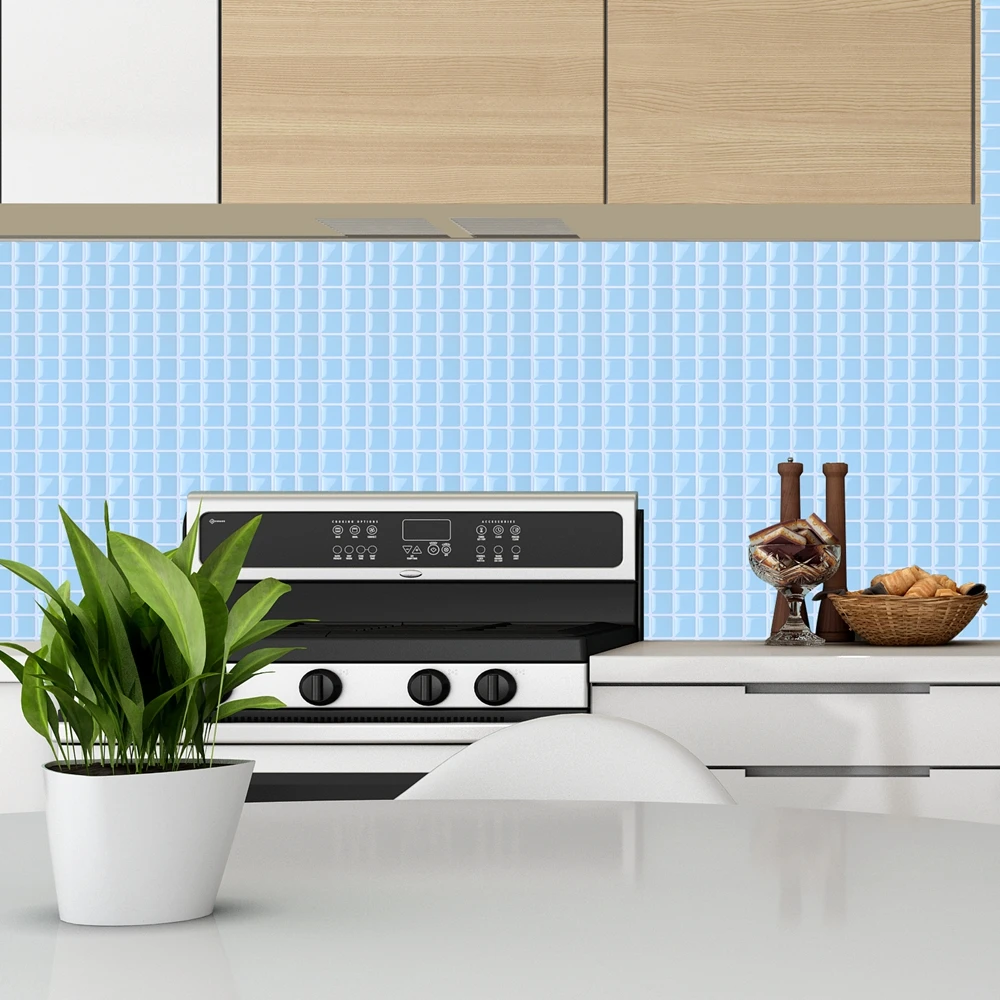 Vividtiles Высокое качество самоклеющиеся виниловые обои 3D пилинг и палка мозаичная