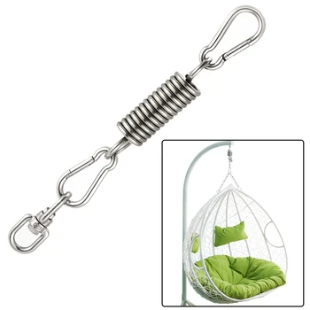 

Spring Hook Kit 60 Degree Rotating Hanging Chair Suspension DIY Ceiling Hanging hooks forGarden Anti Rust Hammock Veranda Swing