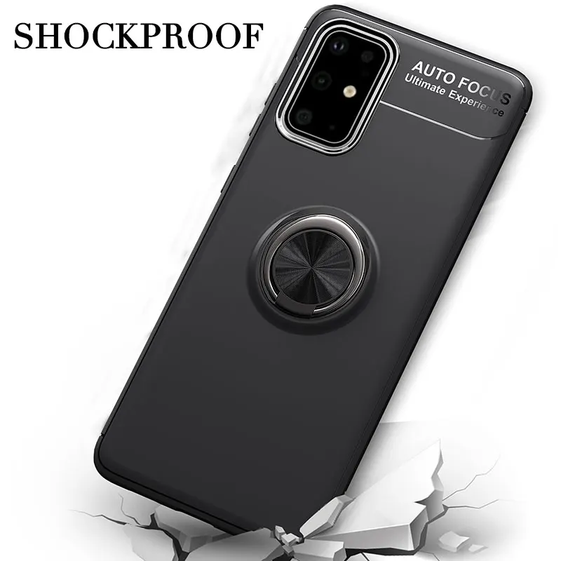 Чехол для Samsung Galaxy A41 A31 A51 A71 5G M31s M31 чехол с металлическим кольцом силиконовый