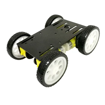 

C101 Aluminum Alloy Smart Crawler Robot 4Wd Tank Chassis with Four TT Motor Wheel for Arduino Educational Teaching Kit Motor