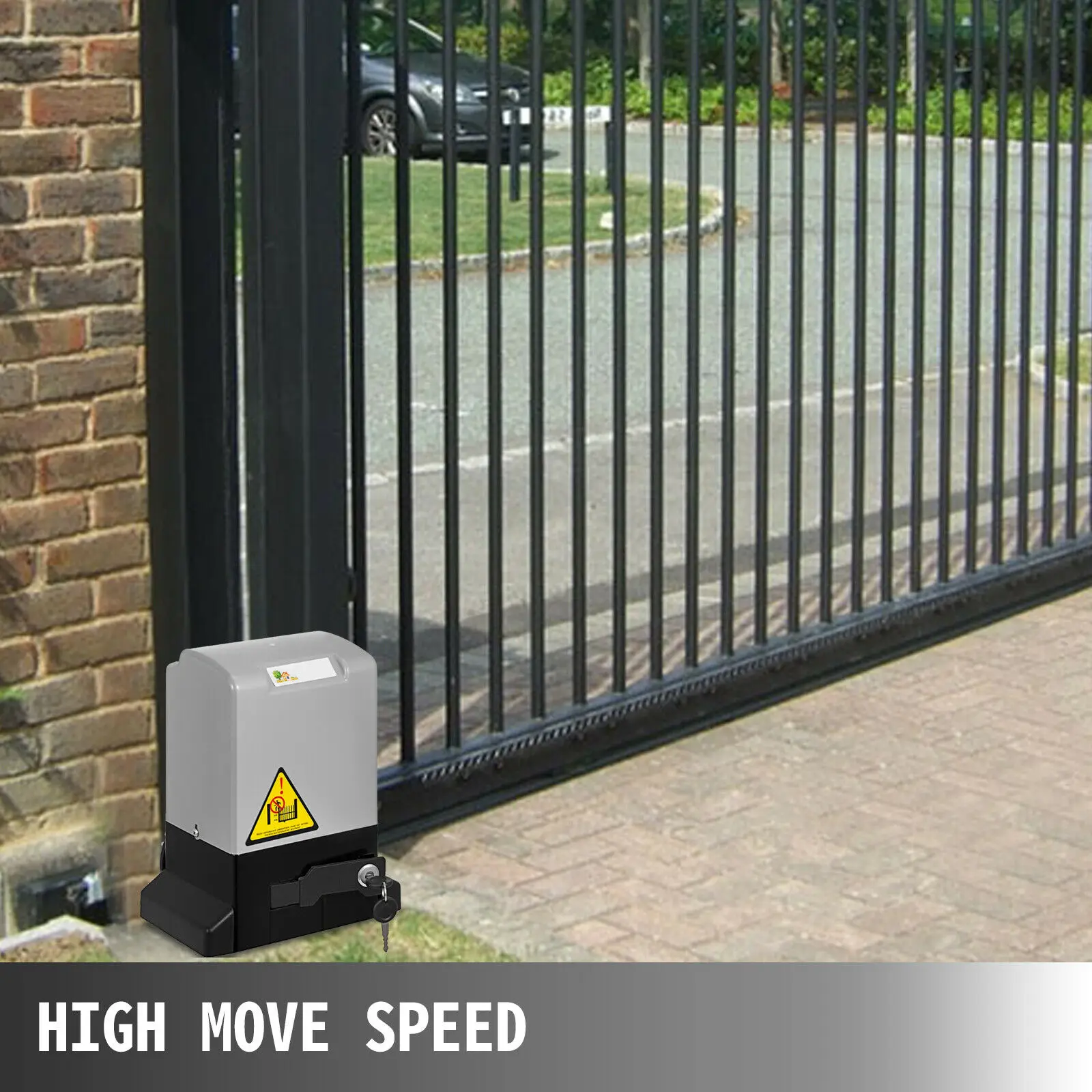 Details about   2000kg Automatic Electric Sliding Gate Opener Operator w/ 4m rack and 2 remotes 