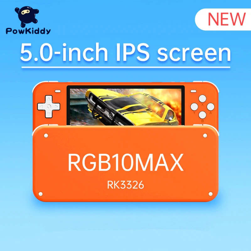 超格安価格 5インチ 大画面 Rk3326 Max Rgb10 新品 Powkiddy 携帯用ゲーム本体 Pickingupapp Com