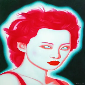 

famous Chinese great artist Feng Zhengjie limited oil painting on sale huge sizes by hand made on canvas for wall painting