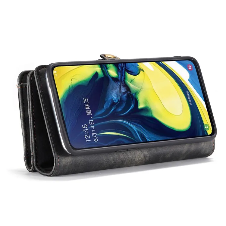 360 полный защитный чехол для samsung Galaxy A80 A90 чехол Роскошный кожаный магнитный флип чехол для samsung A80 A90 Модный чехол