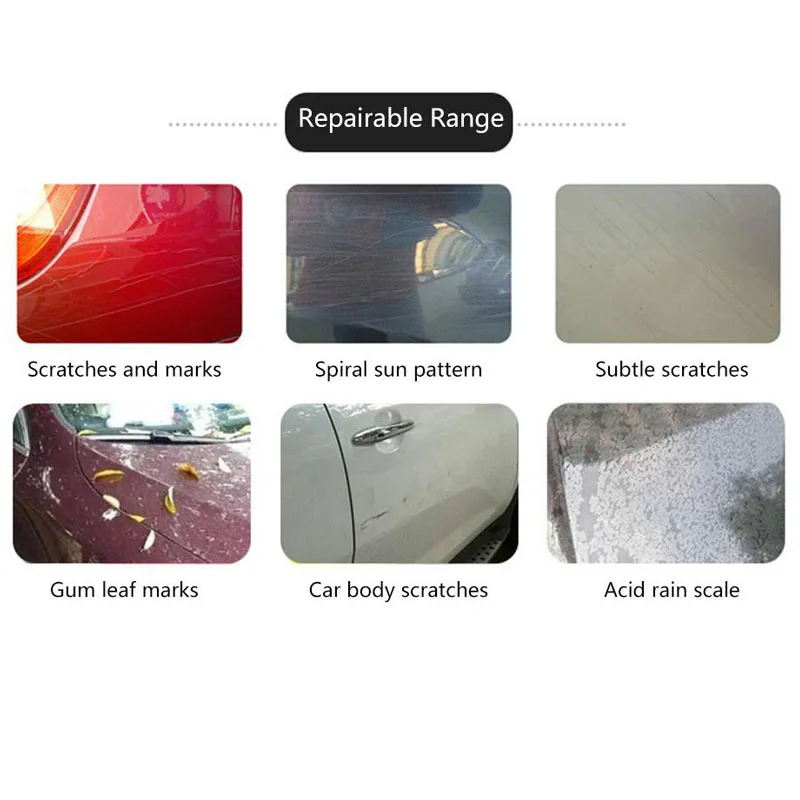 20/50ml Polishing Paste Wax Car Scratch Repair Agent Hydrophobic Paint Care Painting Waterproof Scratches Remover Glass Cleaning