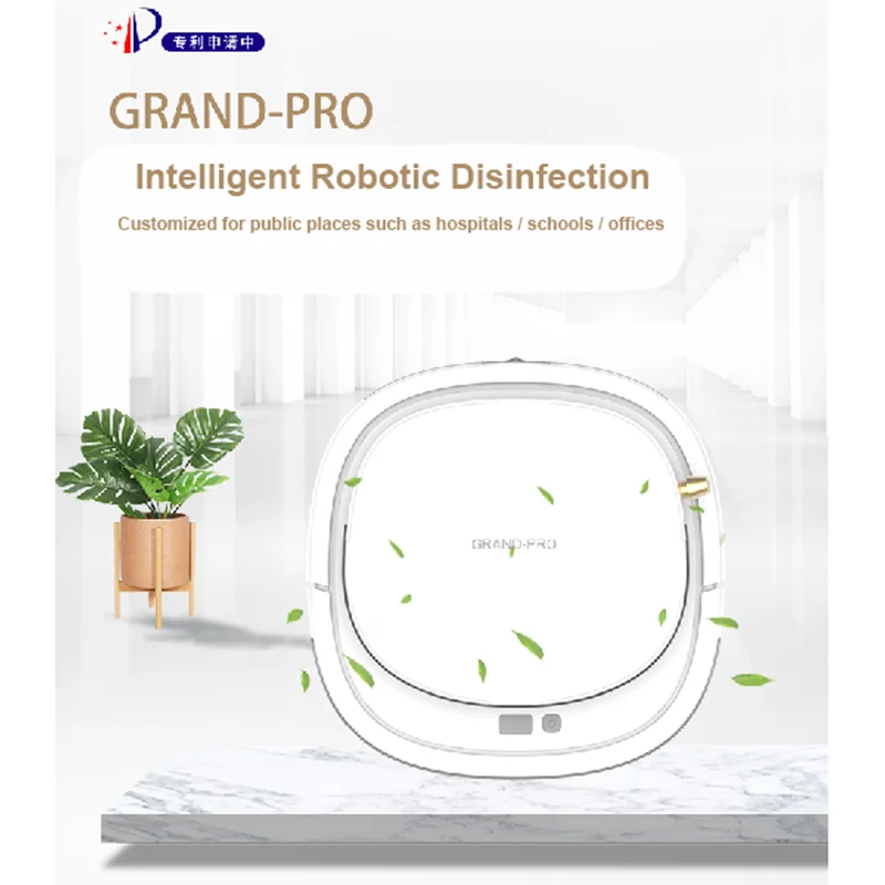 

Grand-Pro GV320 Disinfector Robot Mop Precision Jet Spray, Wet and Damp Mopping, An aroma diffuserAlso a humidifier.